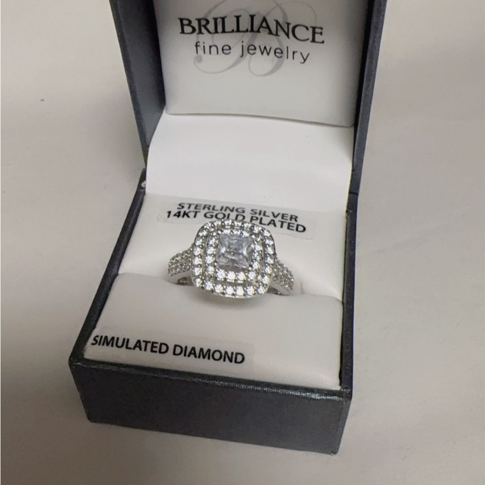 14k gold sterling silver ring